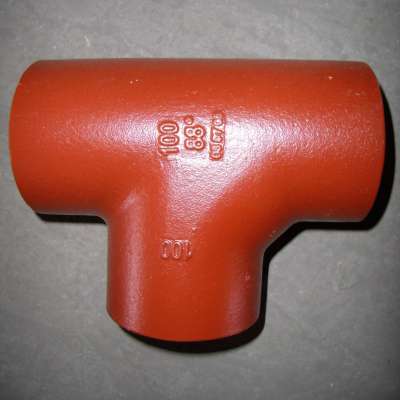 EN877 hubless cast iron pipe fitting ,ductile casting iron pipe specifications