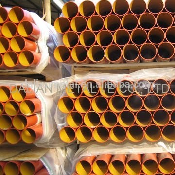 DN50-300 Red epoxy coated drainage EN877 grey cast iron pipes