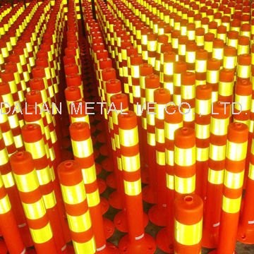 Reflective warning post for road safety ,Barrier Post